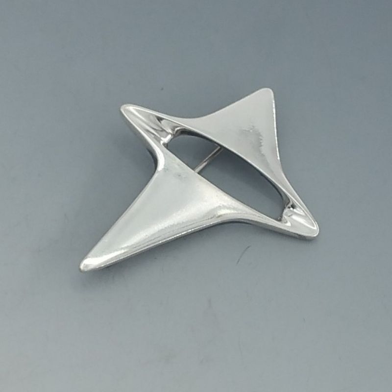 Henning Koppel sterling silver star brooch #339